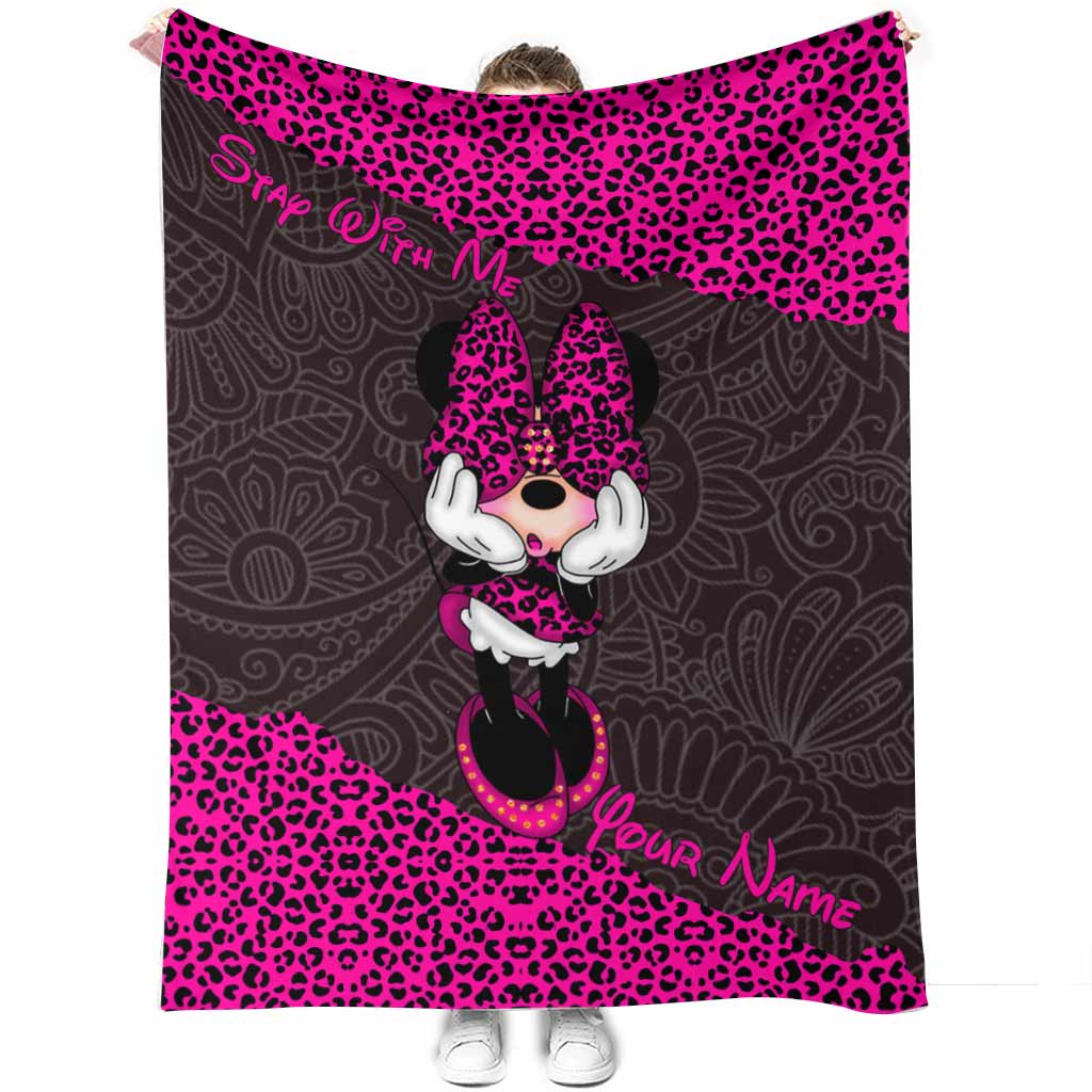 Stay With Me - Personalized Mouse Blanket