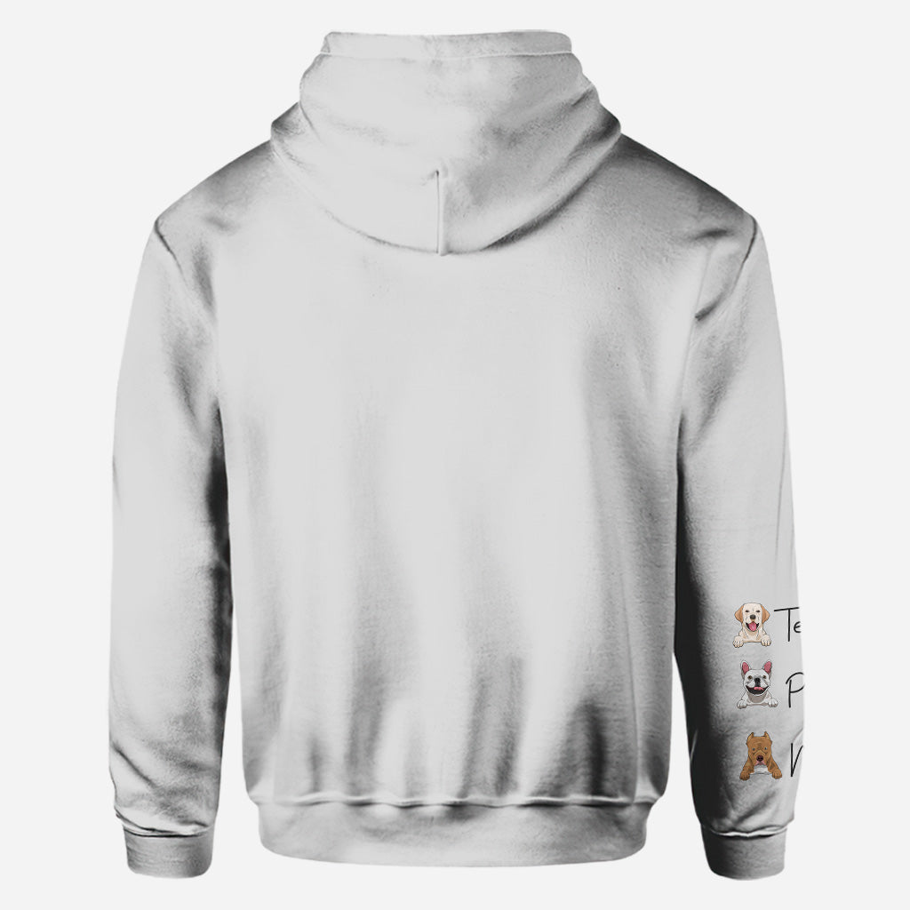I Love You Grandma - Personalized Mother's Day Dog All Over T-shirt and Hoodie