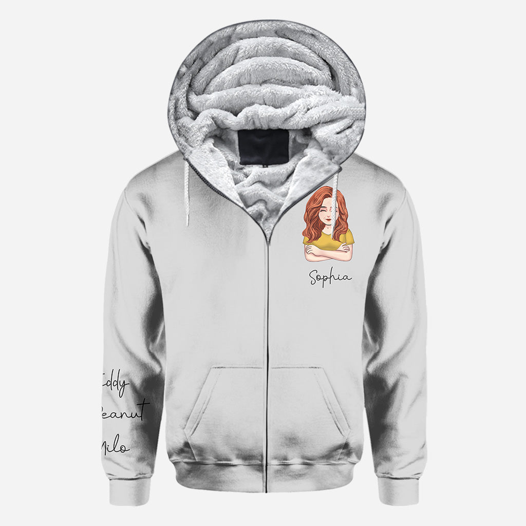 I Love You Grandma - Personalized Mother's Day Dog All Over T-shirt and Hoodie
