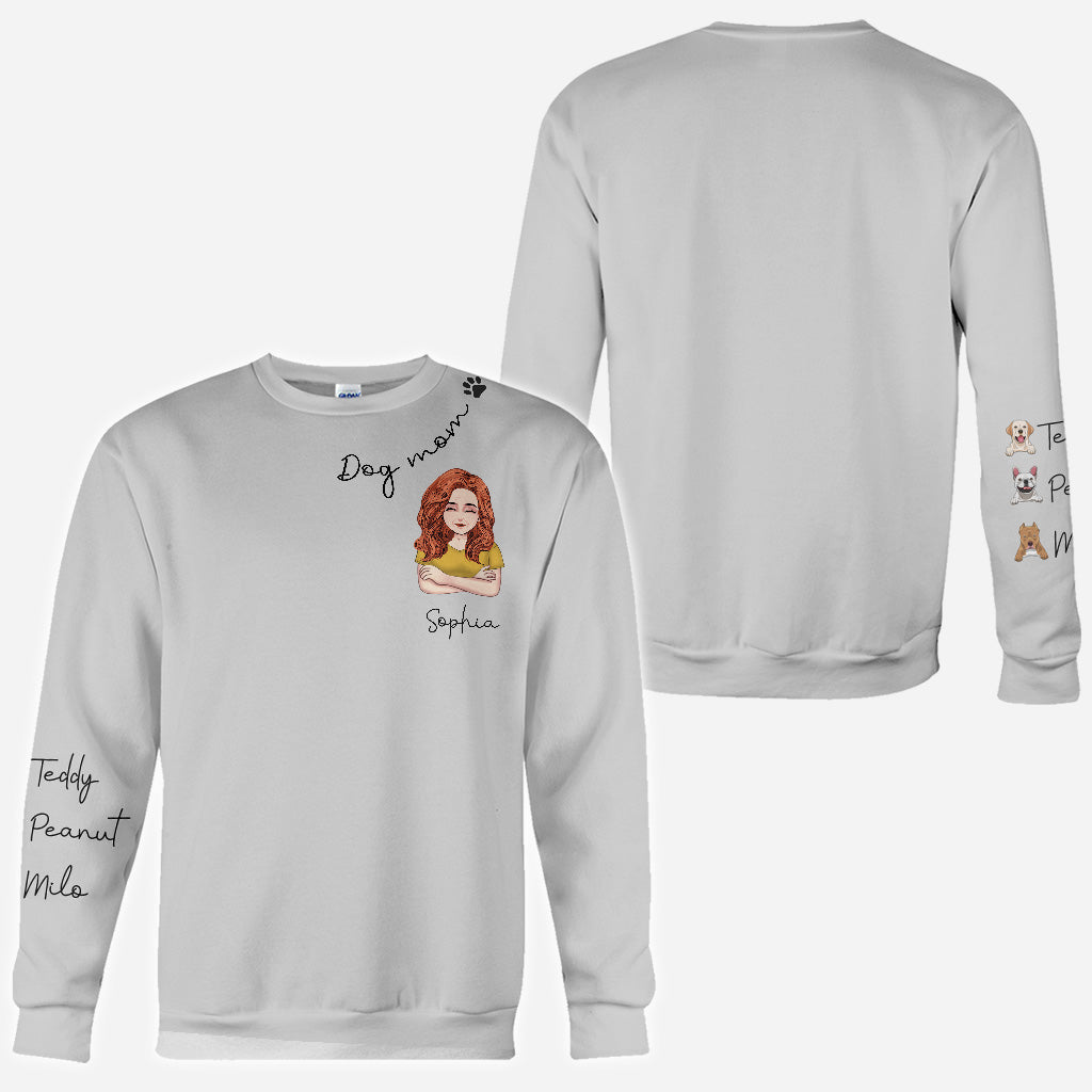I Love You Grandma - Personalized Mother's Day Dog All Over T-shirt and Hoodie