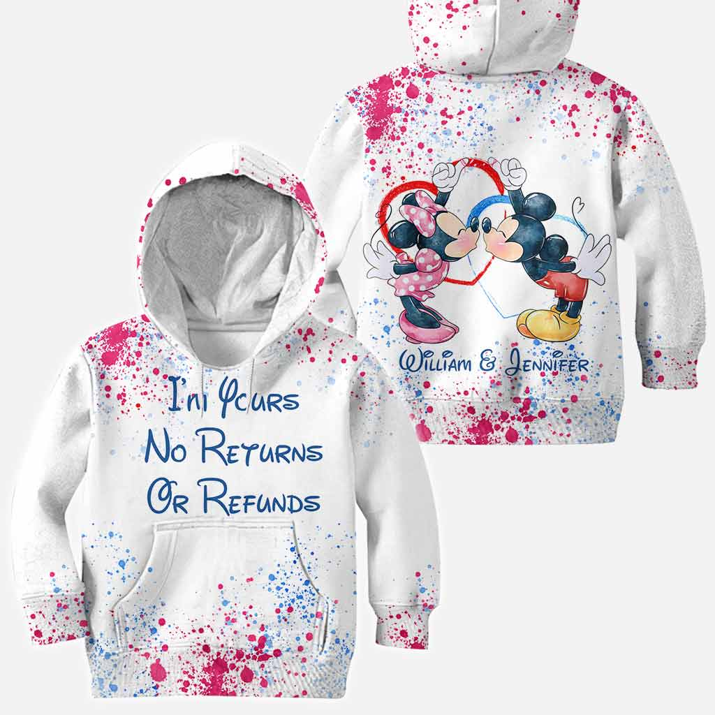 I'm Yours No Returns Or Refunds - Personalized Mouse All Over T-shirt and Hoodie