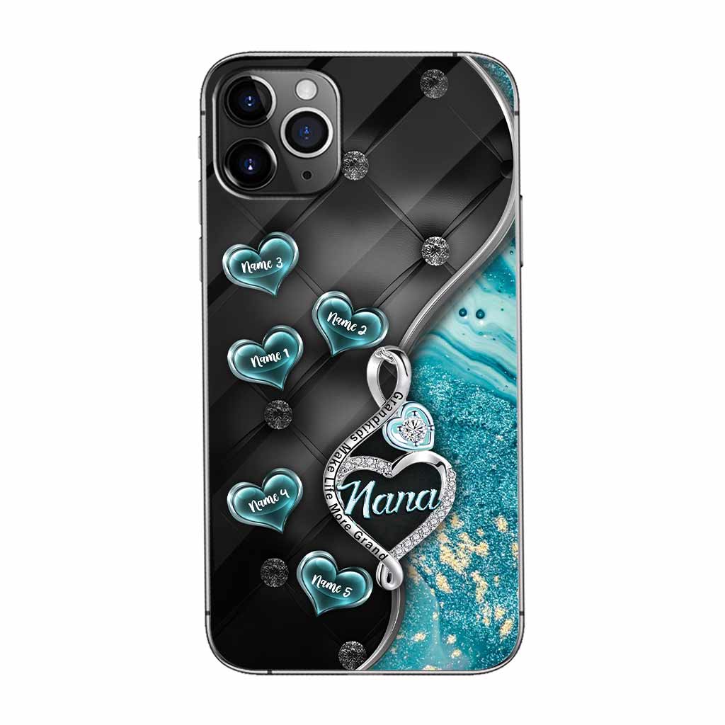 Grandkids Make Life More Grand - Personalized Mother's Day Grandma Phone Case