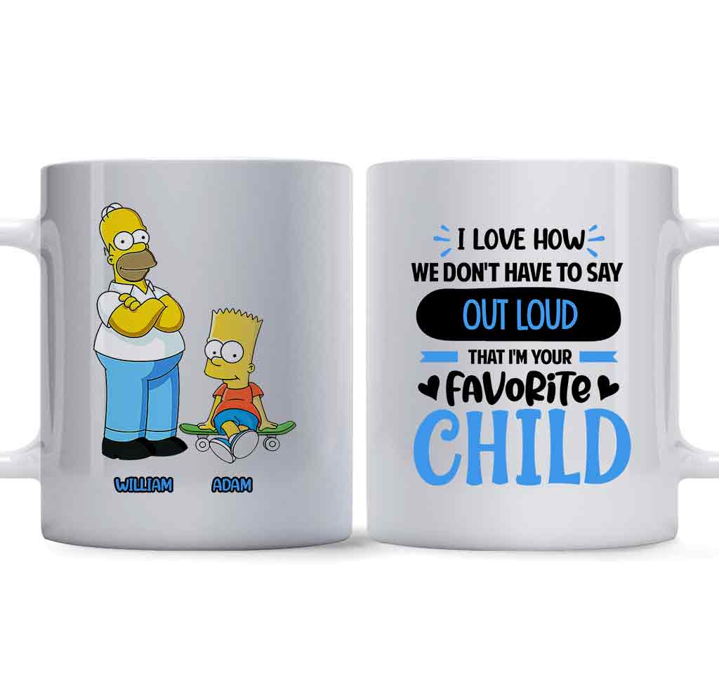 Say Out Loud - Personalized Father Mug