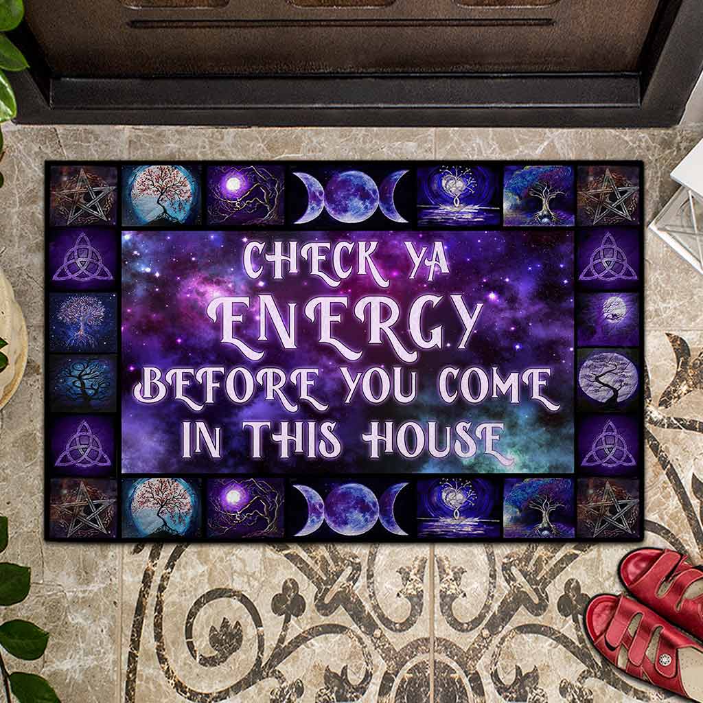 Check Ya Energy - Witch Doormat