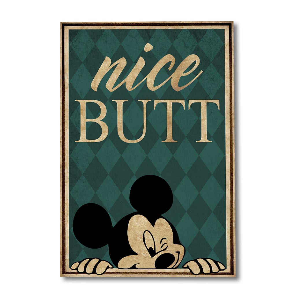 Nice Butt - Mouse Canvas And Poster