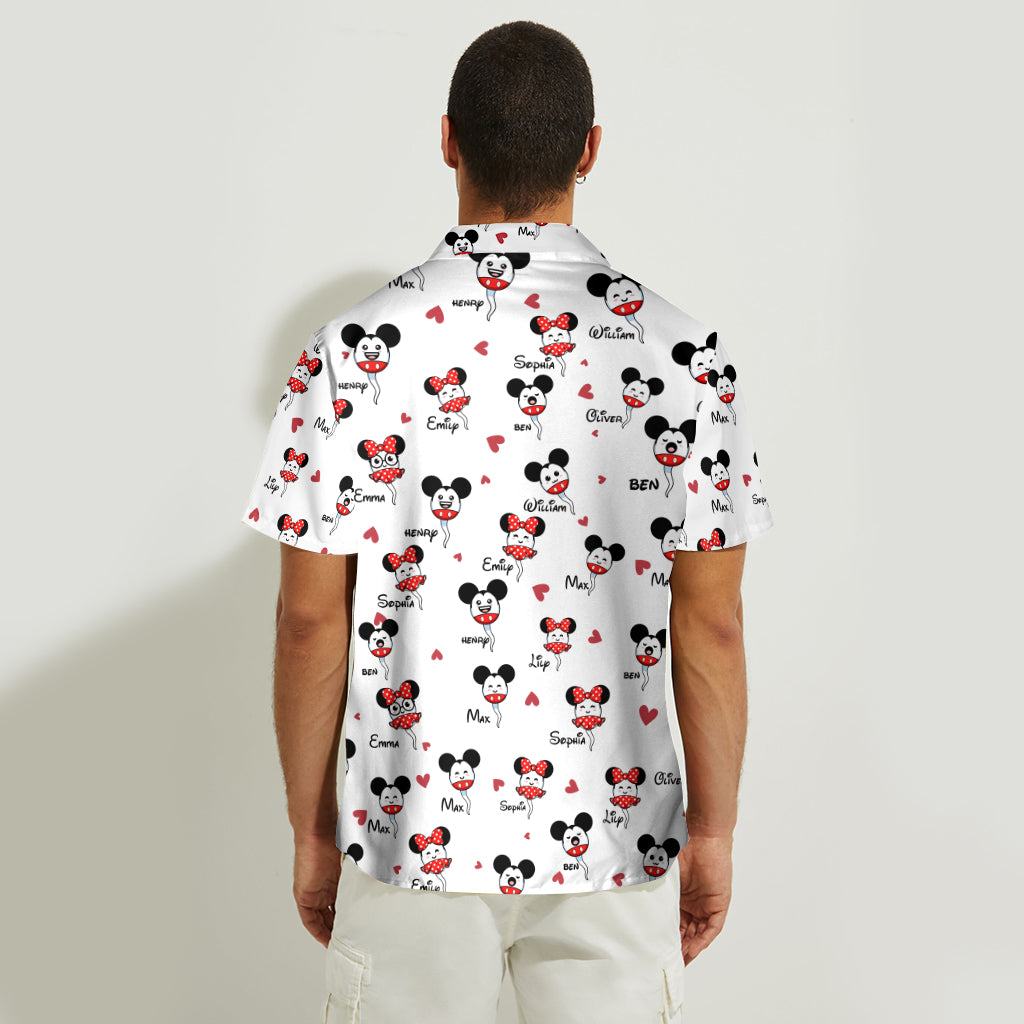 Daddy Mouse - Personalized Mouse Hawaiian Shirt