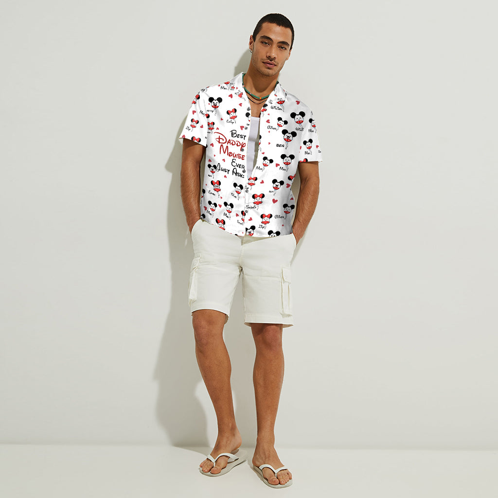 Daddy Mouse - Personalized Mouse Hawaiian Shirt