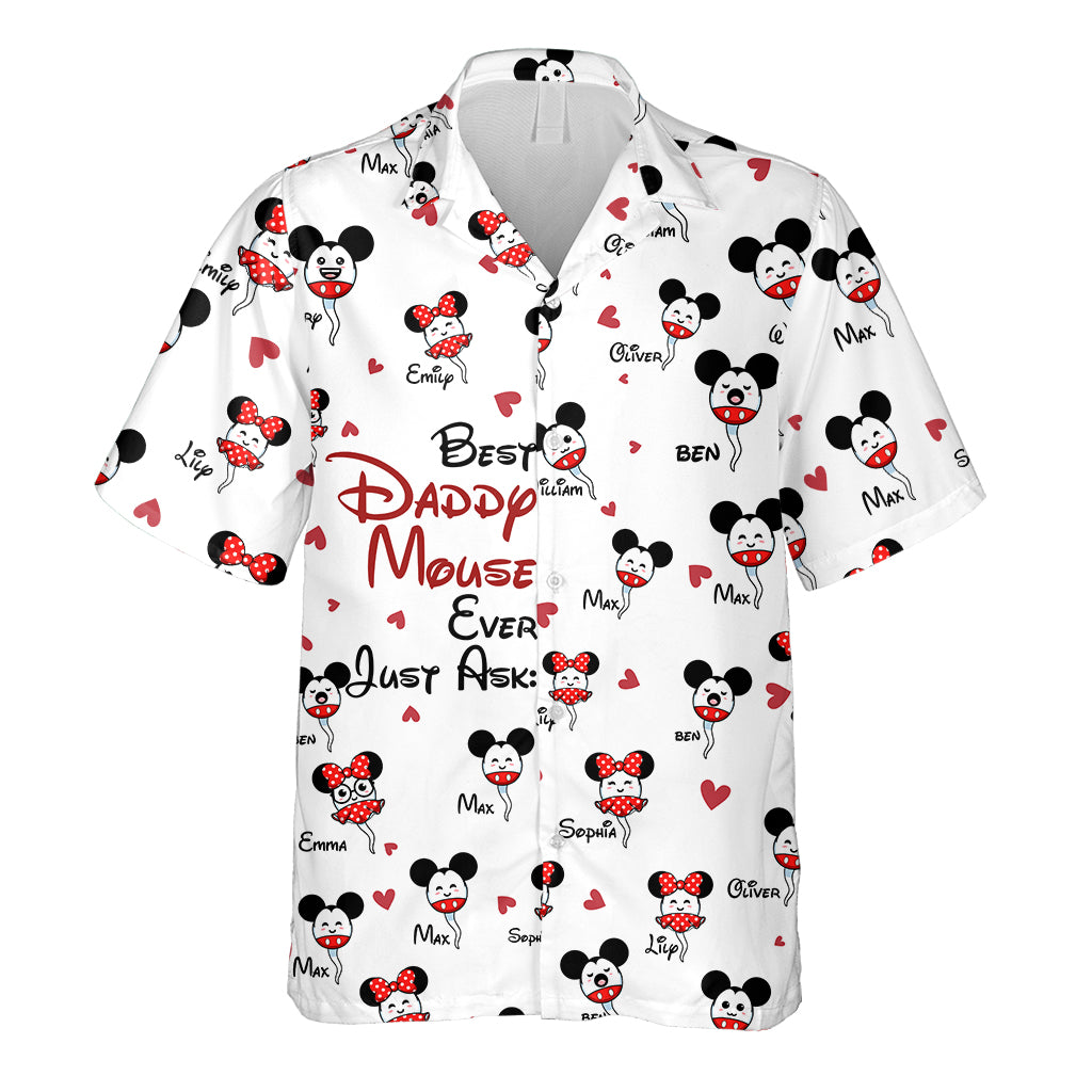 Daddy Mouse - Personalized Mouse Hawaiian Shirt