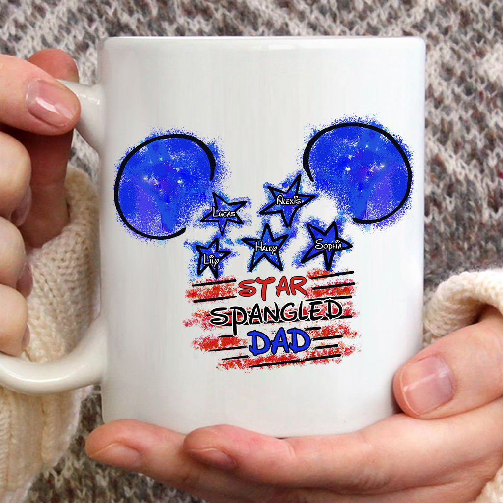 Star Spangled Dad - Personalized Independence Day Mug