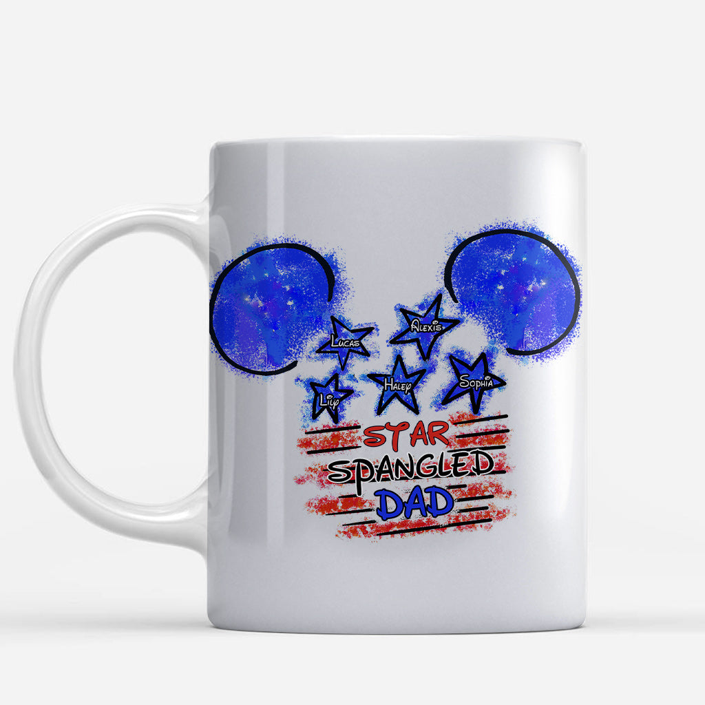 Star Spangled Dad - Personalized Independence Day Mug