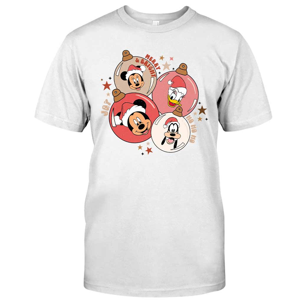 Merry Bright - Christmas Mouse T-shirt and Hoodie