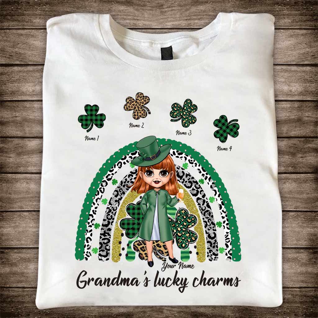 Irish One Lucky Grandma - Personalized Patrick's Day T-shirt and Hoodie