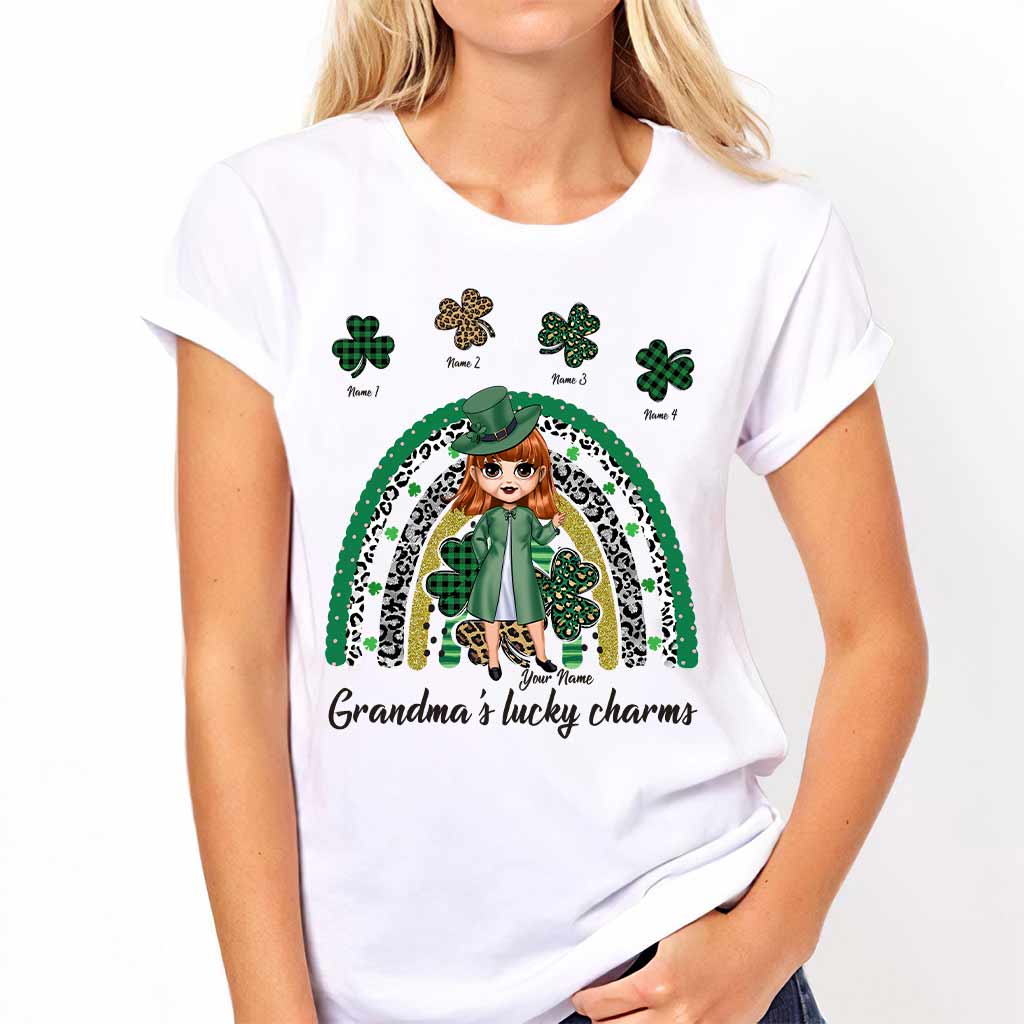 Irish One Lucky Grandma - Personalized Patrick's Day T-shirt and Hoodie