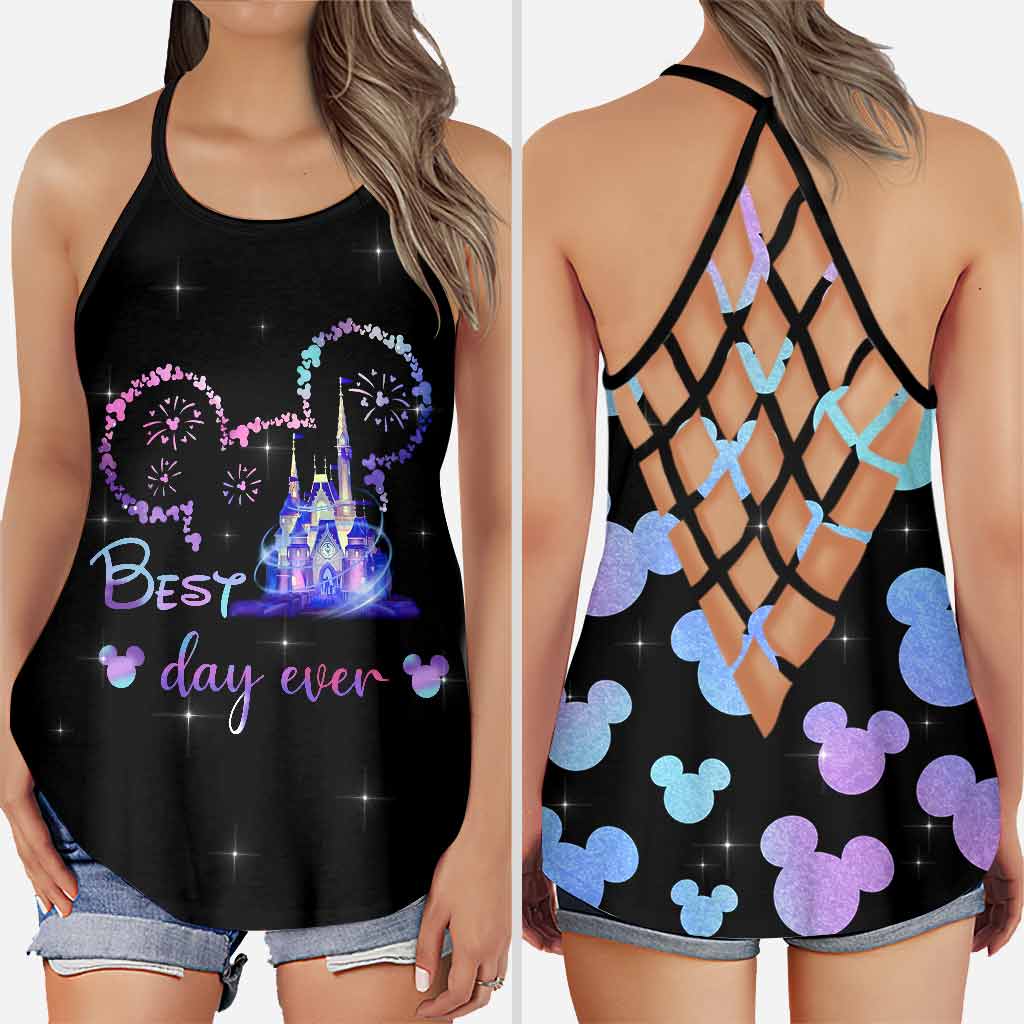 Best Day Ever - Mouse Cross Tank Top
