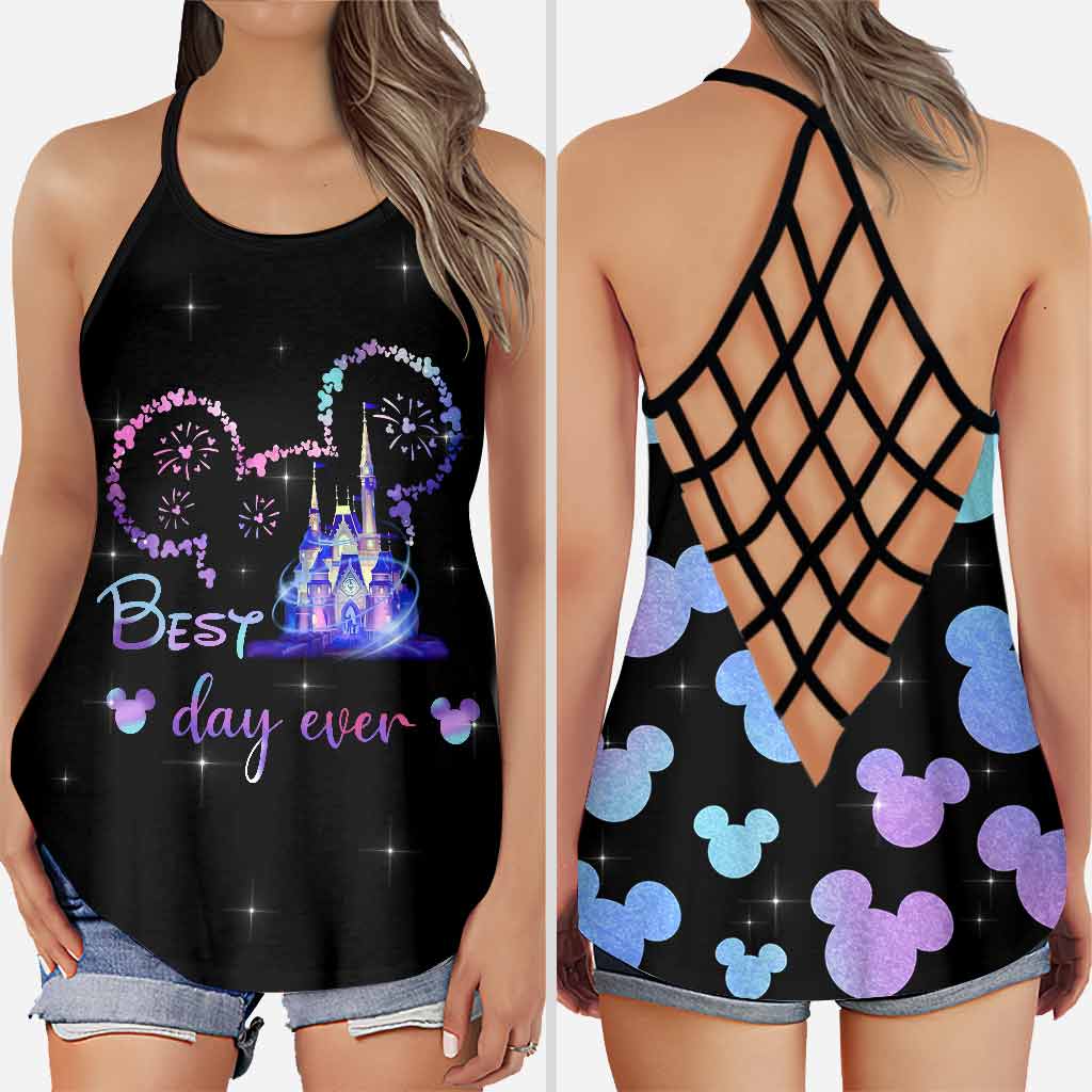 Best Day Ever - Mouse Cross Tank Top