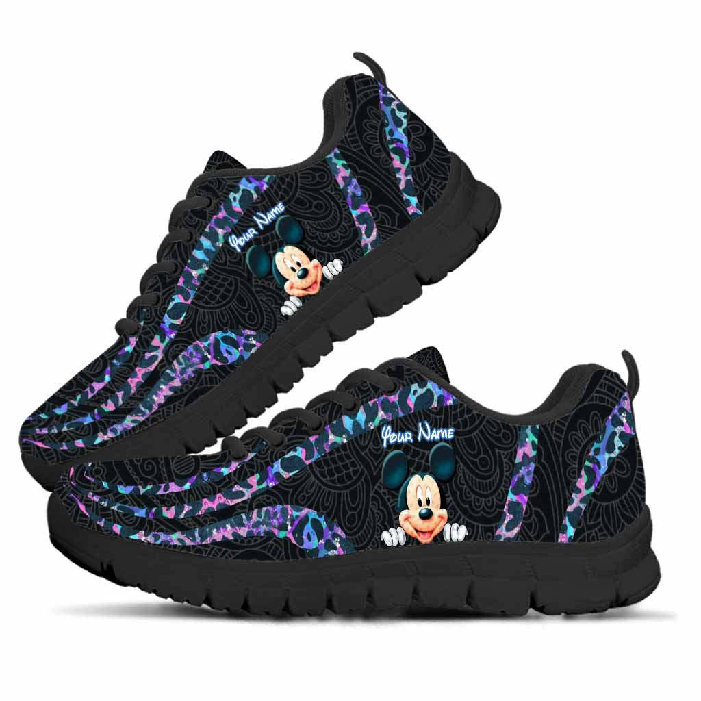 Home Is Where The Magic Is - Personalized Mouse Sneakers