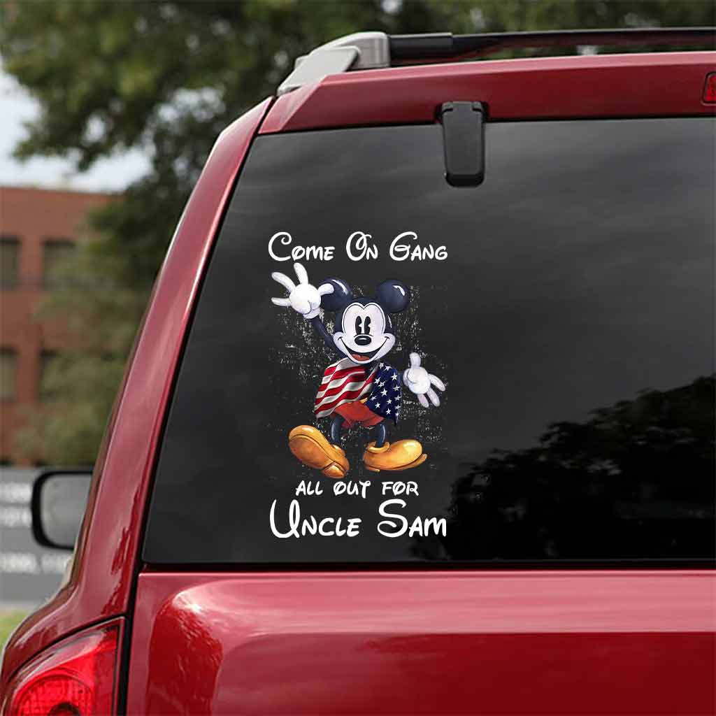 Come On Gang - Independence Day Mouse Decal Full