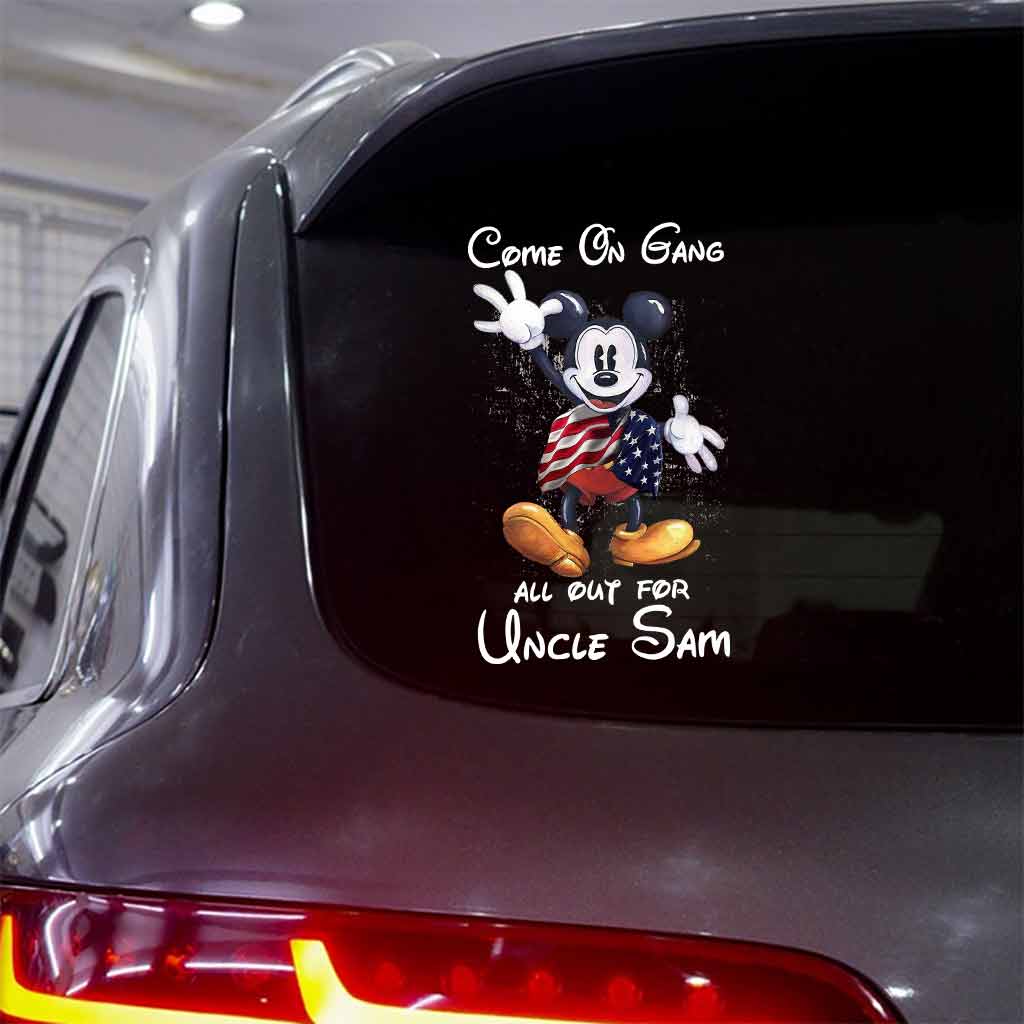 Come On Gang - Independence Day Mouse Decal Full