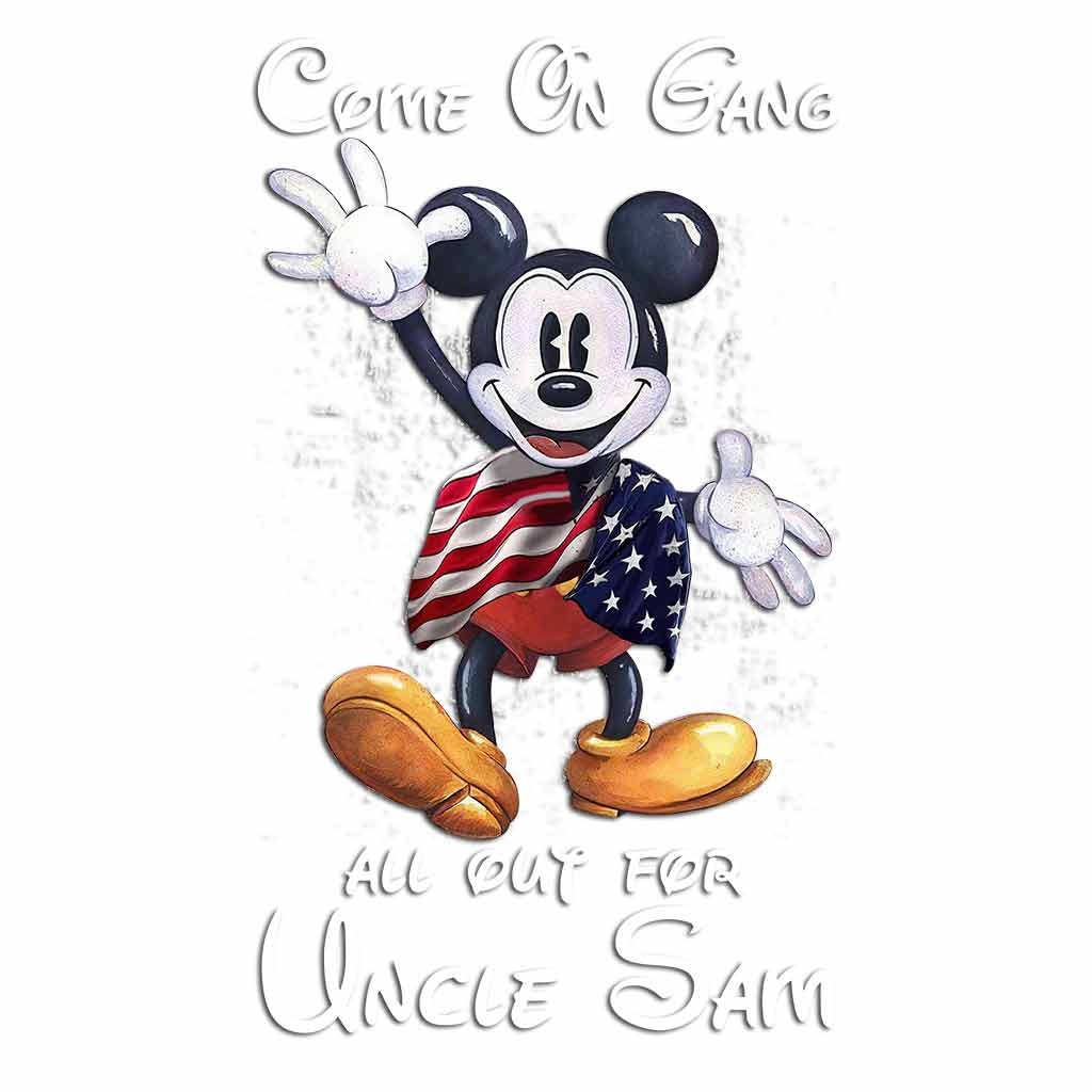 Come On Gang - Independence Day Mouse Decal Full