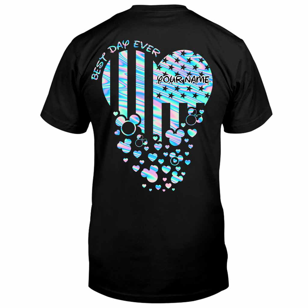 Best Day Ever Proud Mouse Ears - Personalized Independence Day T-shirt and Hoodie
