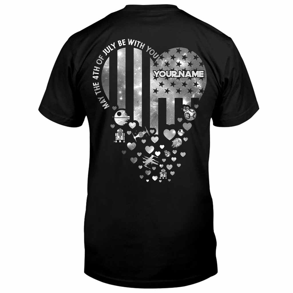 May The 4th Of July Be With You - Personalized Independence Day The Force T-shirt and Hoodie