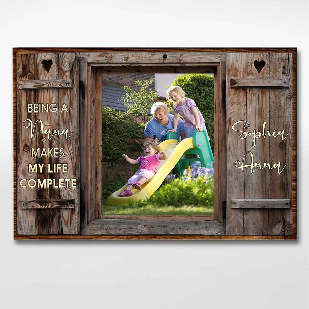 My Life Complete - Grandma Personalized Poster