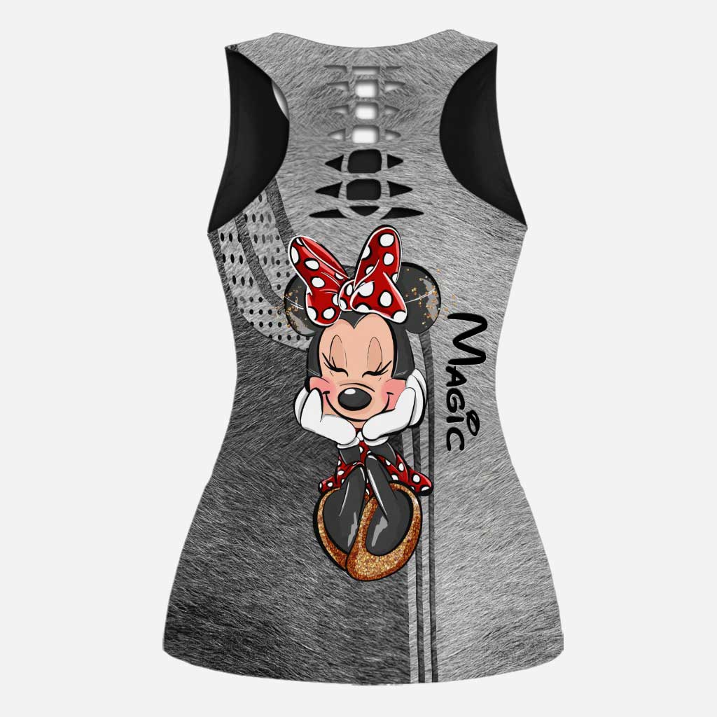 Sweet Mouse Ears - Mouse Hollow Tank Top and Women Shorts