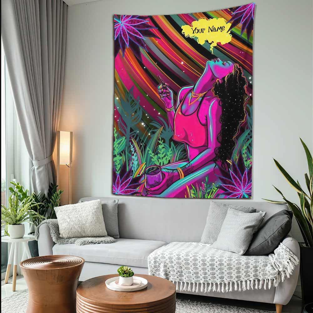 Magic Leaf - Personalized Weed Wall Tapestry