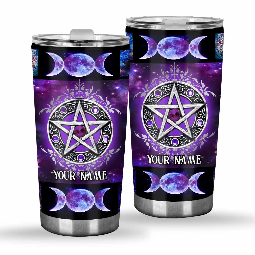 Witch Vibes Pentagram - Personalized Witch Tumbler