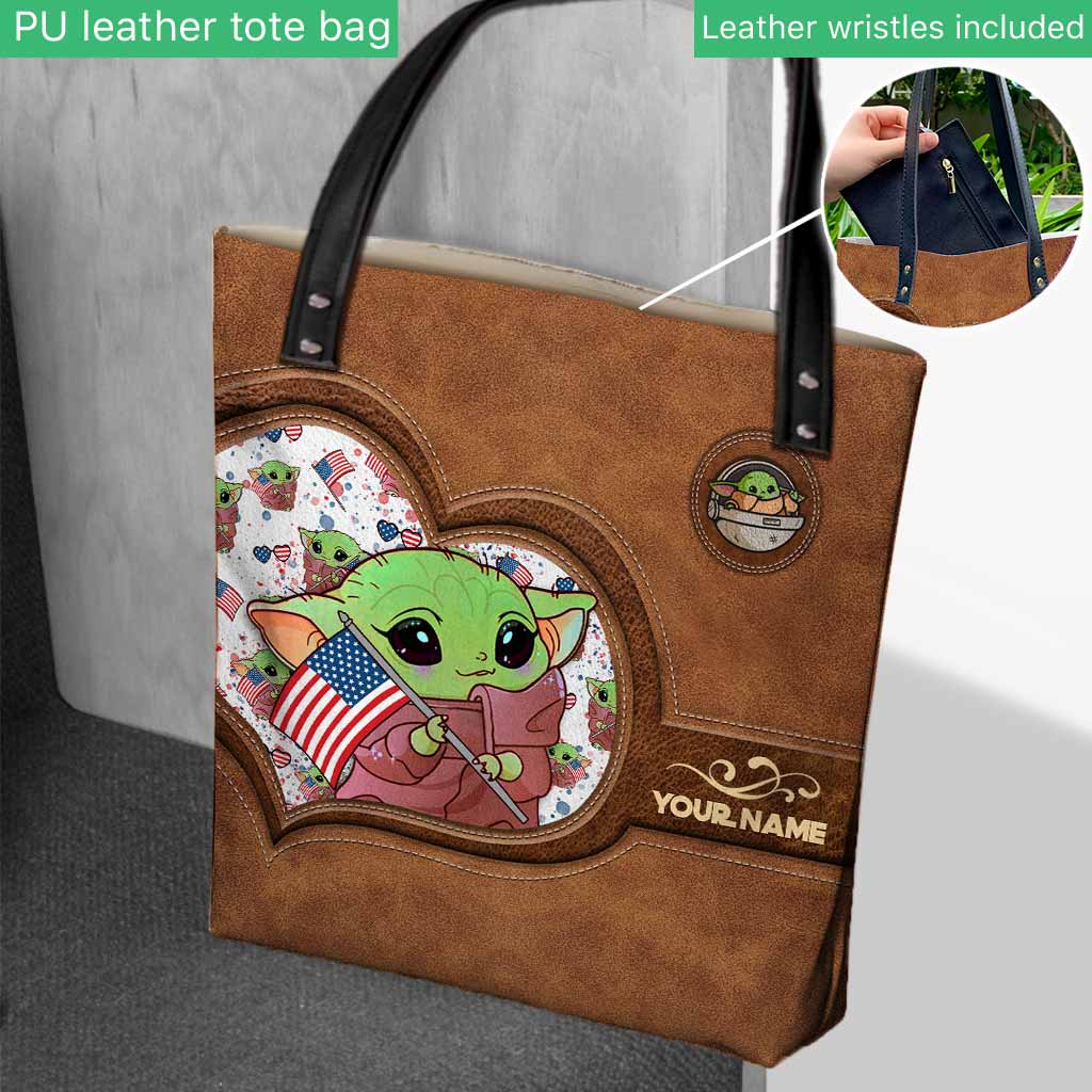 Too Cute I Am - Personalized Independence Day The Force Tote Bag