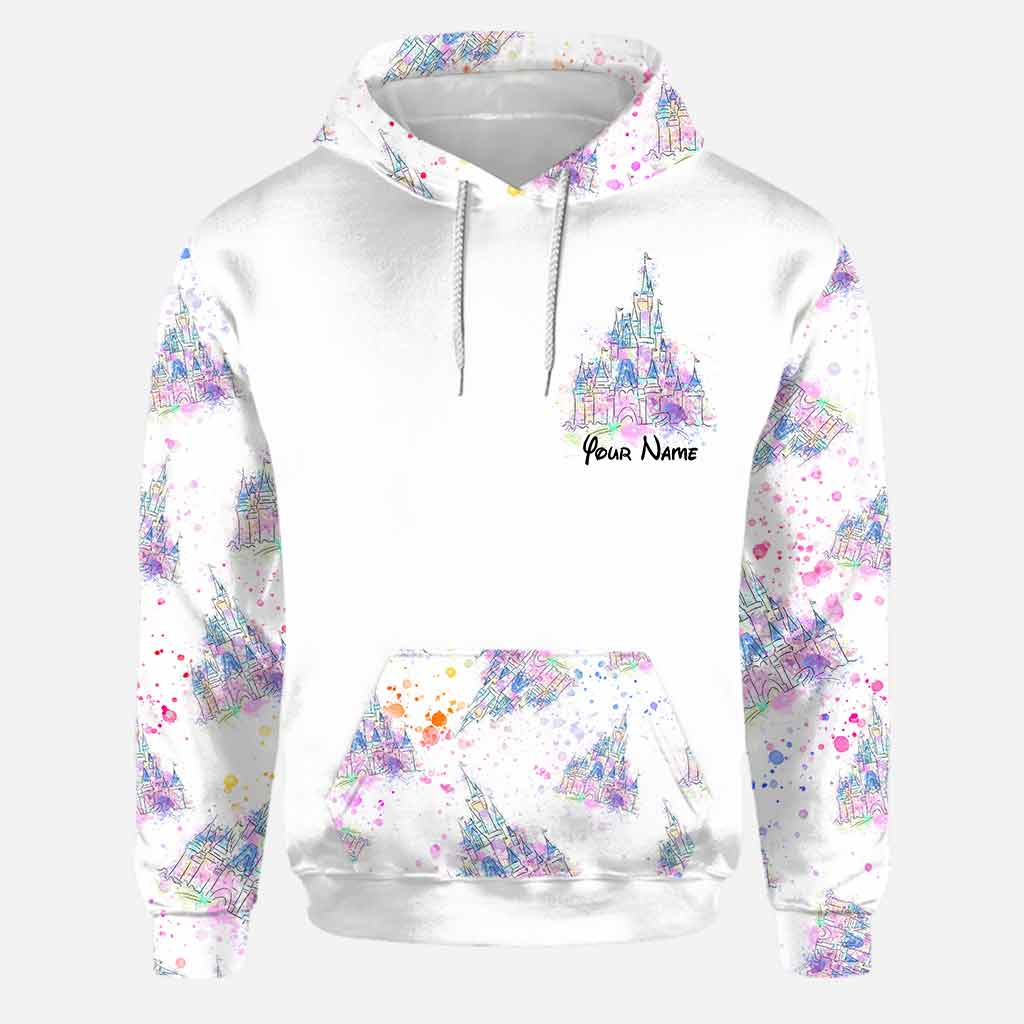 We Are Never Too Old For Magic Castle - Personalized Mouse Hoodie And Leggings