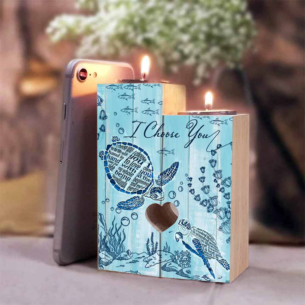 I Choose You - Turtle Candle Holder