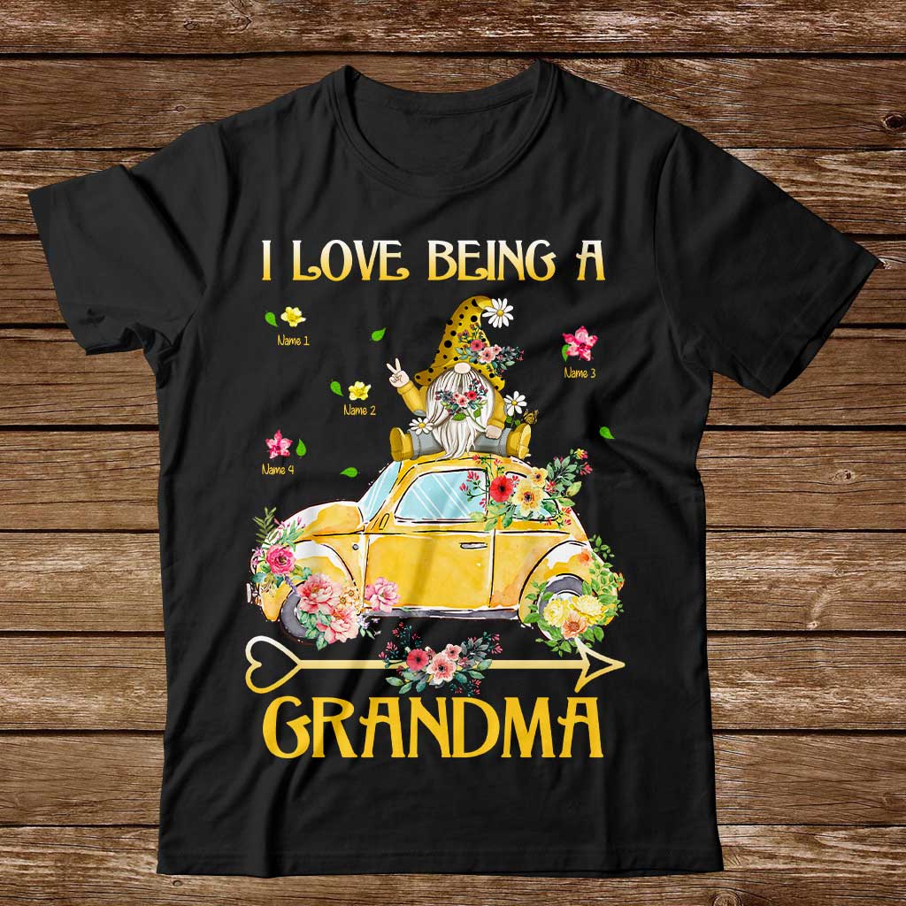 I Love Being A Grandma - Personalized T-shirt and Hoodie