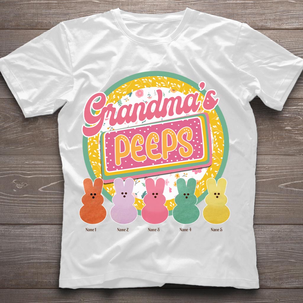 Grandma's Peeps - Personalized Easter Day T-shirt and Hoodie