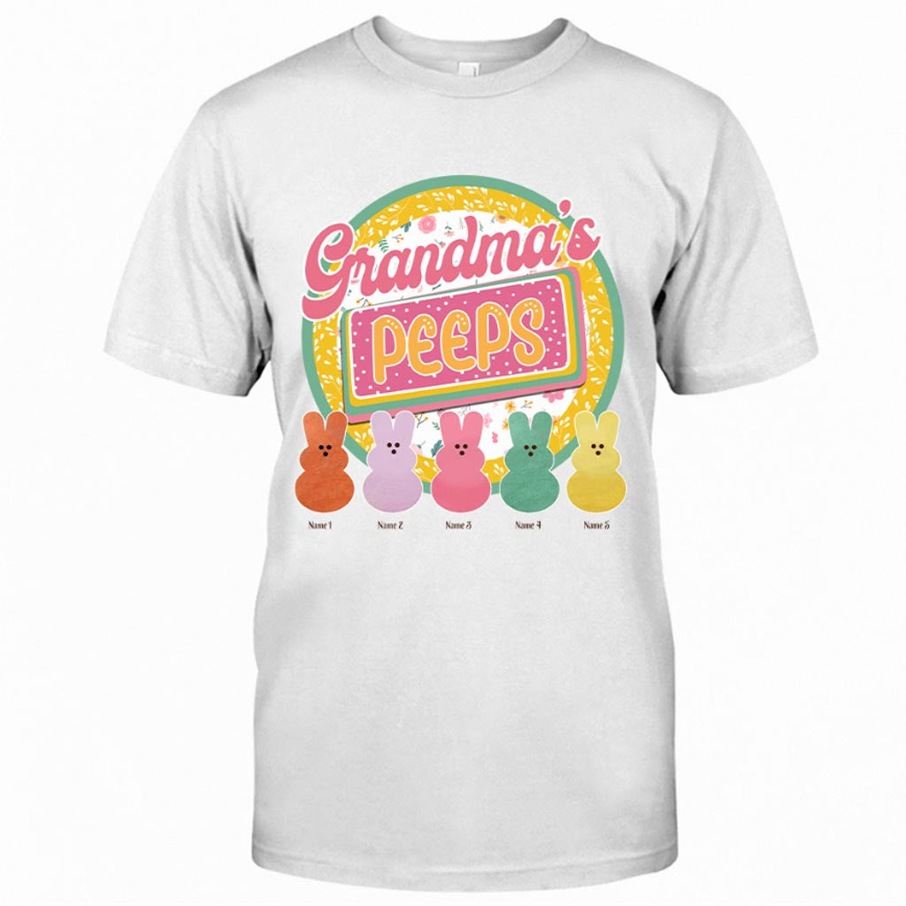 Grandma's Peeps - Personalized Easter Day T-shirt and Hoodie