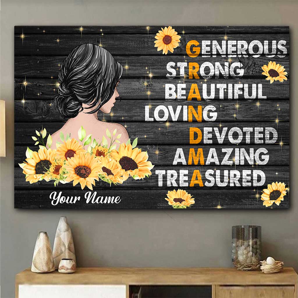 Grandma Love - Personalized Grandma Poster