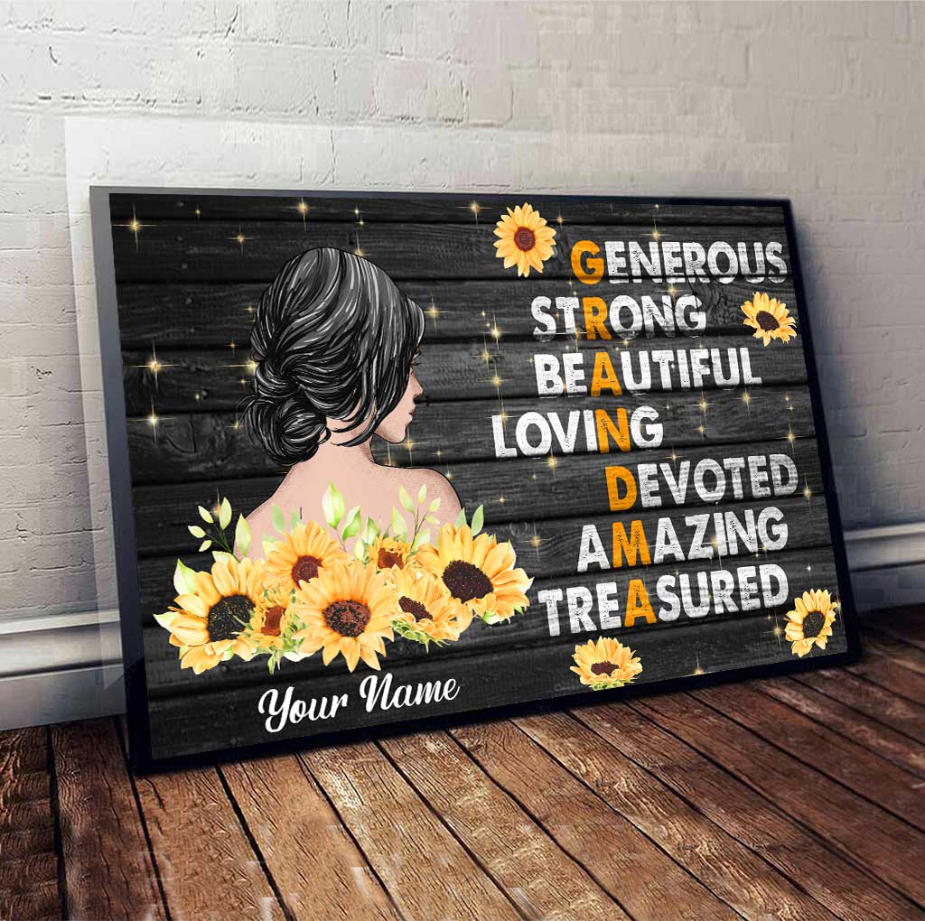 Grandma Love - Personalized Grandma Poster