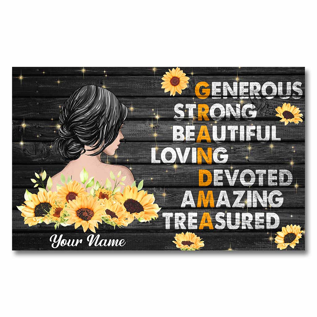 Grandma Love - Personalized Grandma Poster