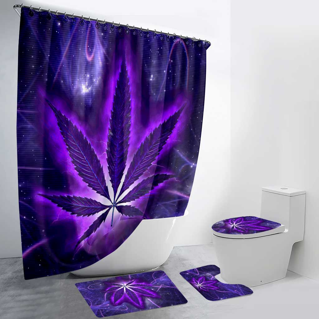 Get High - Weed Bathroom Curtain & Mats Set