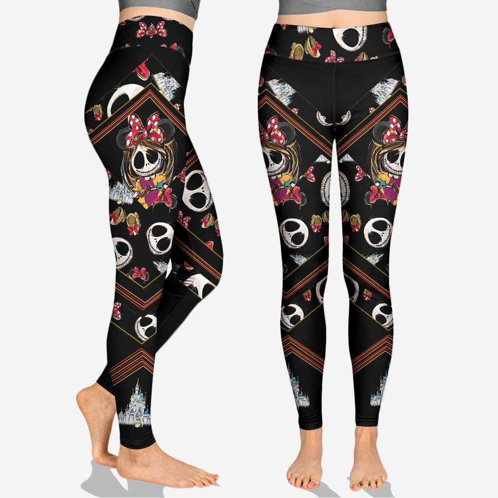 Mouse Ears And Nightmare - Personalized Cross Tank Top and Leggings