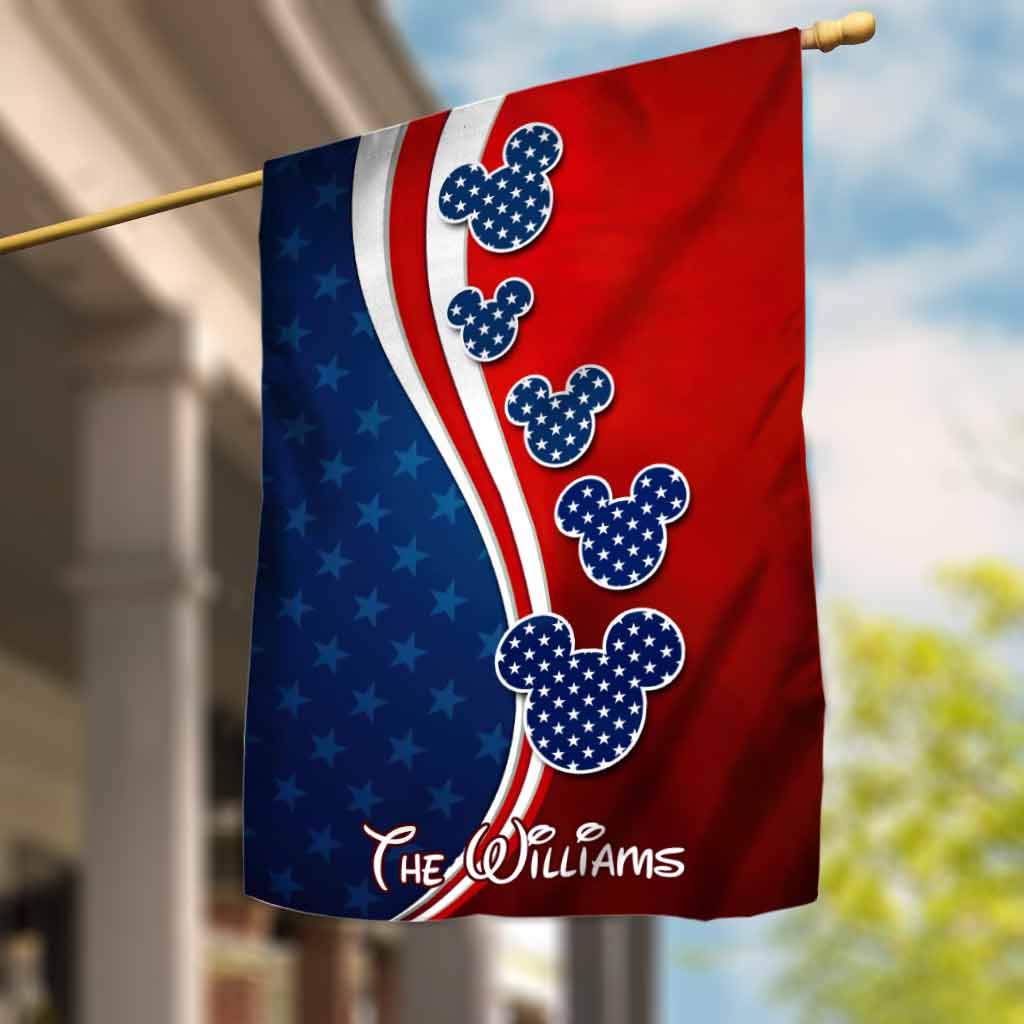 Mouse Ears - Personalized House Flag