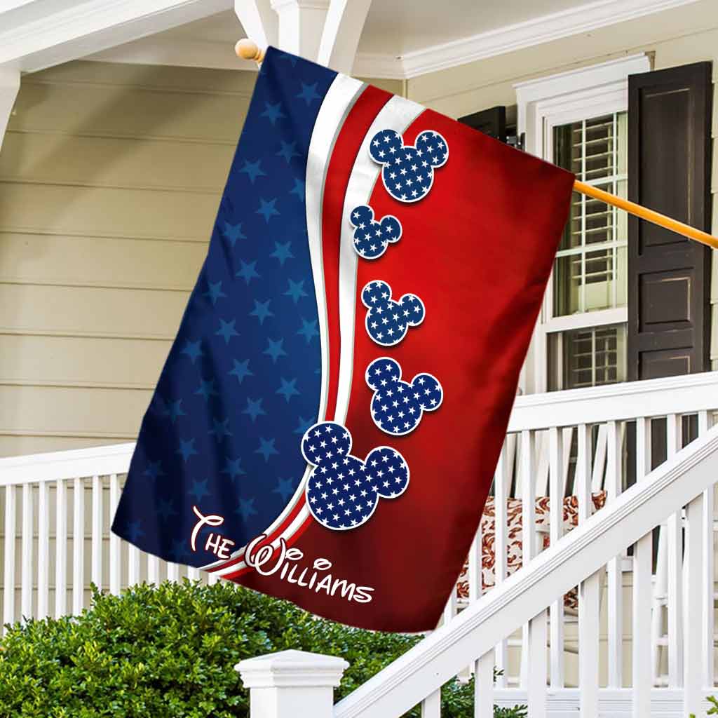 Mouse Ears - Personalized House Flag