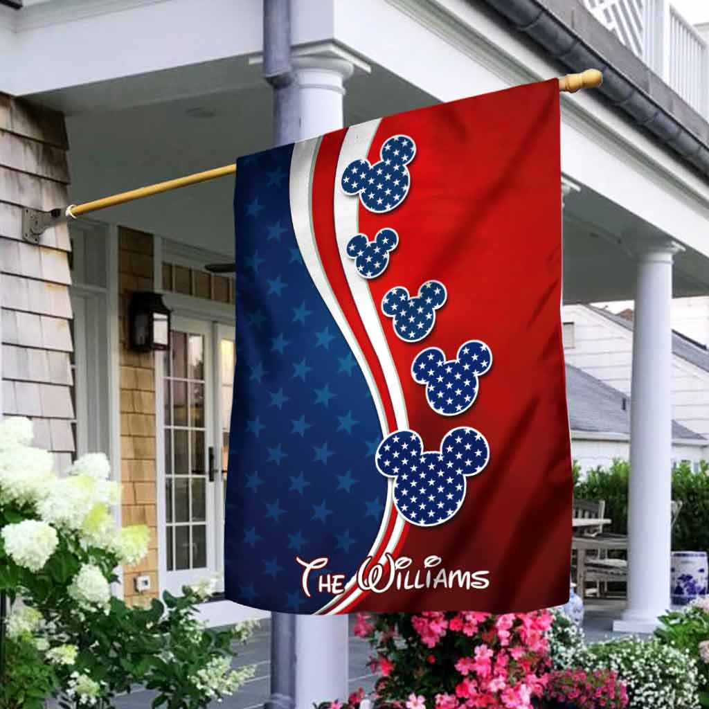 Mouse Ears - Personalized House Flag