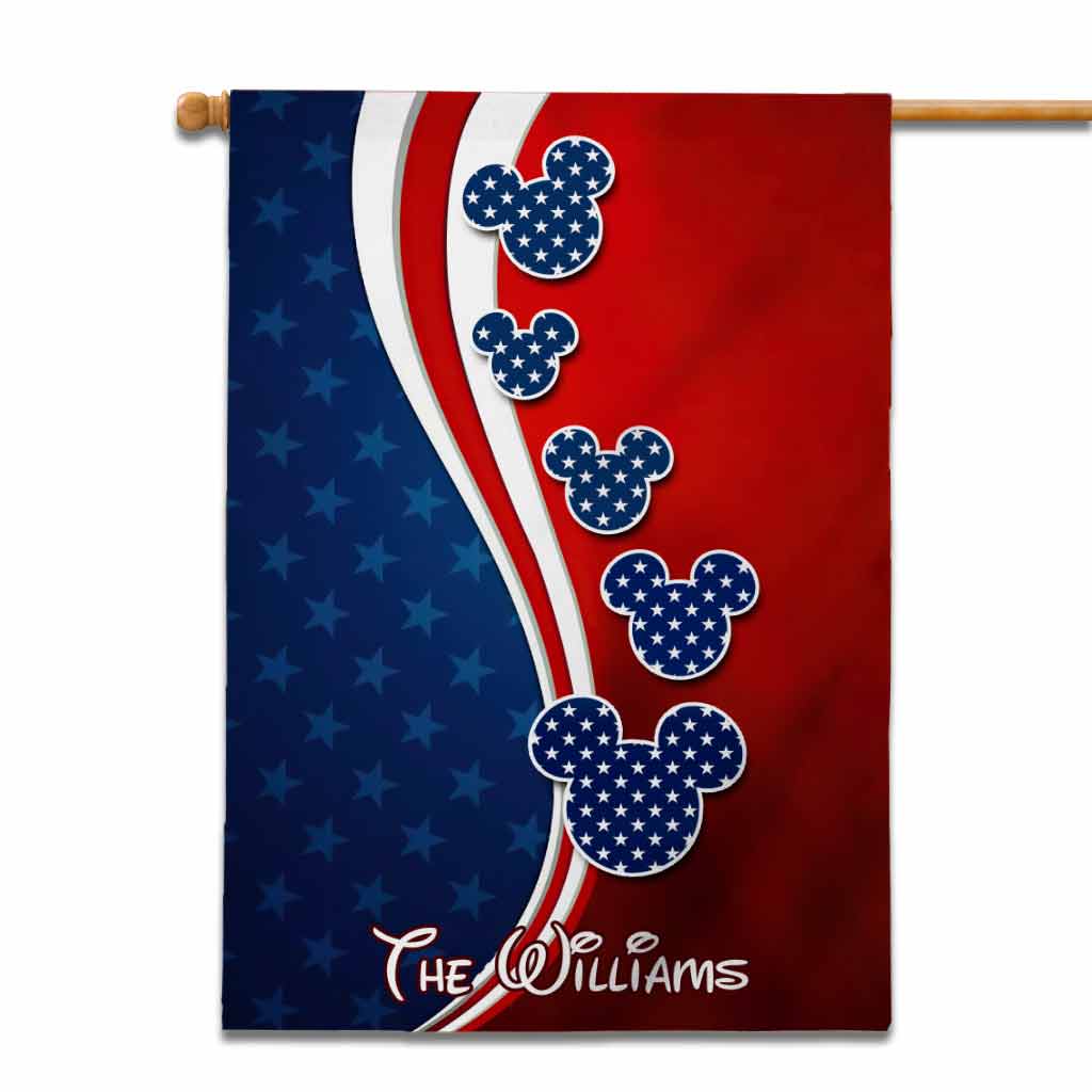 Mouse Ears - Personalized House Flag