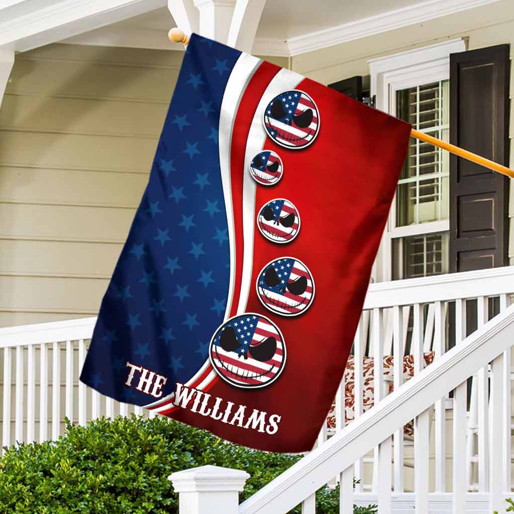 Hello Darkness - Personalized Nightmare House Flag