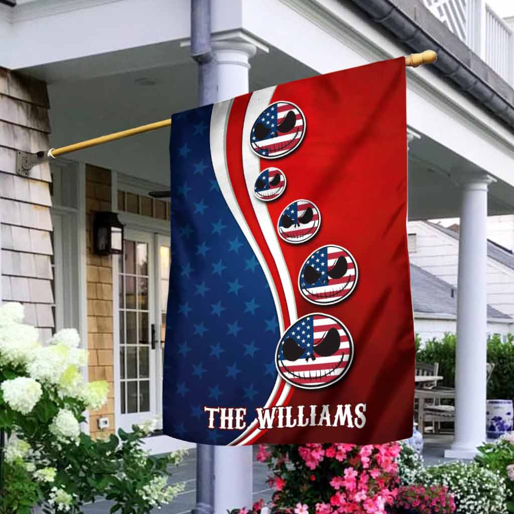 Hello Darkness - Personalized Nightmare House Flag