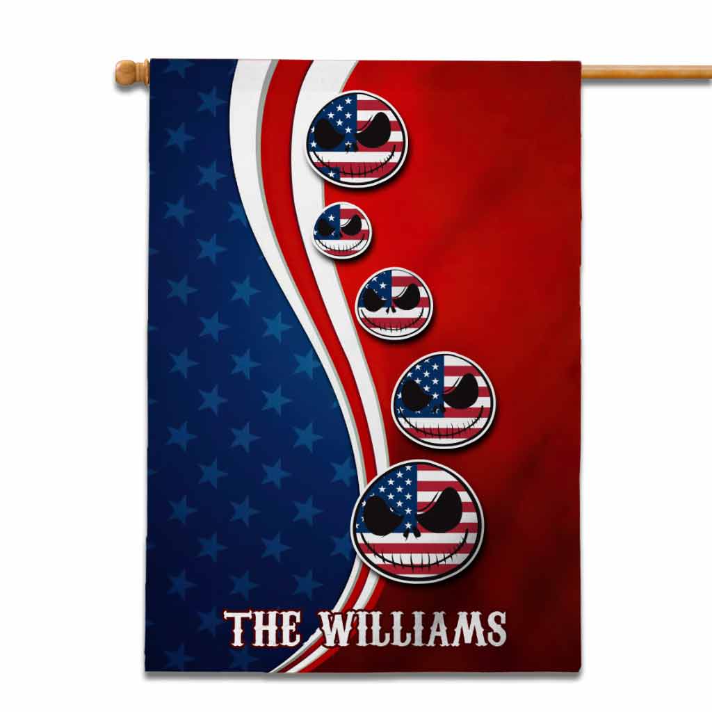 Hello Darkness - Personalized Nightmare House Flag