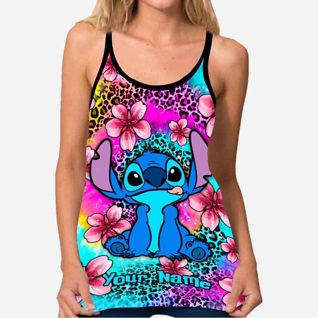 Ohana - Personalized Ohana Cross Tank Top