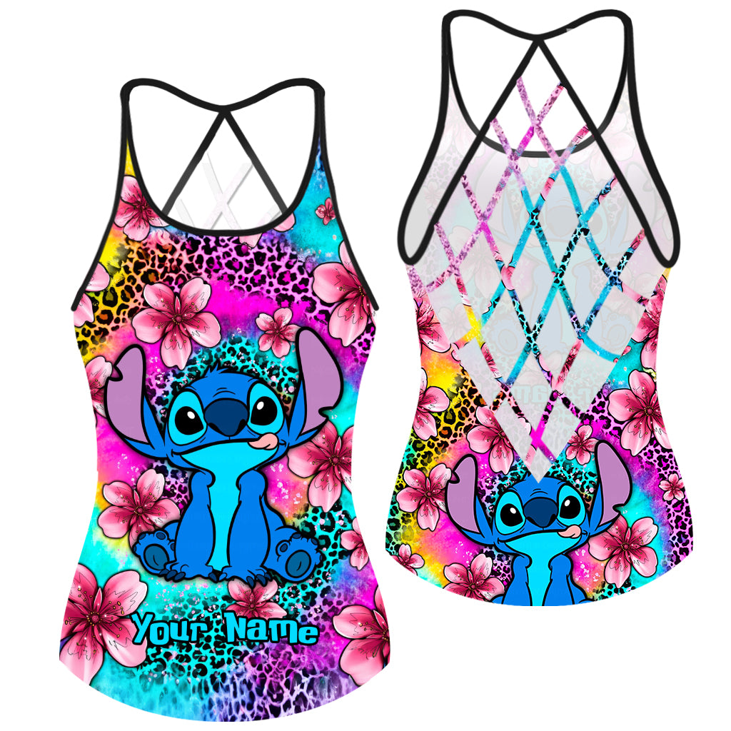 Ohana - Personalized Ohana Cross Tank Top