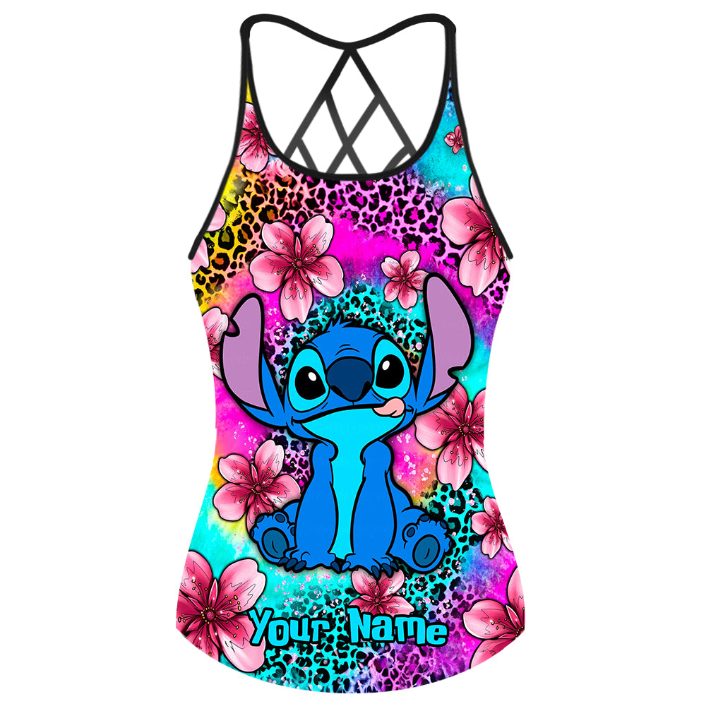 Ohana - Personalized Ohana Cross Tank Top